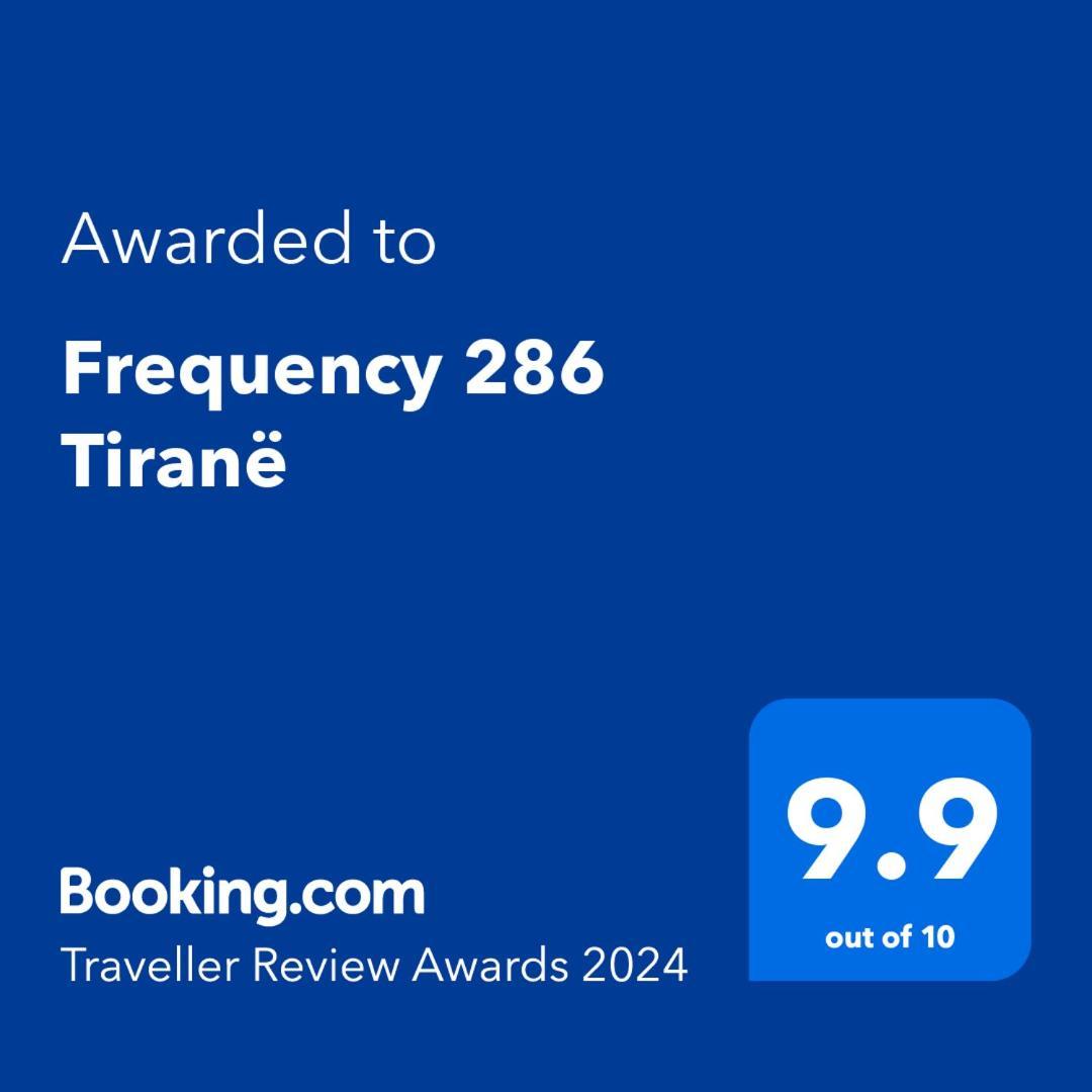 Frequency 286 Tirane Lägenhet Exteriör bild